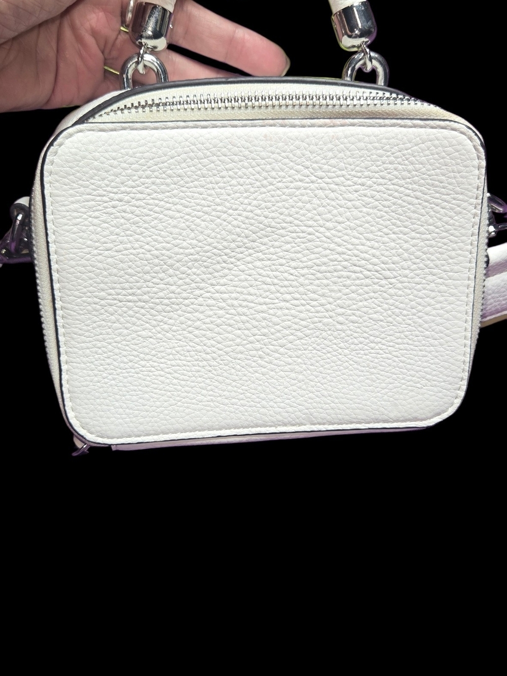 Mix No. 6 White Crossbody with Neon Yellow Strap - Picture 5 of 11